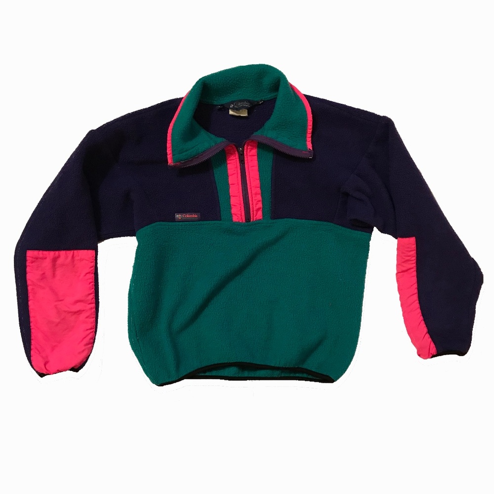 Vintage Columbia Half Zip Sweater
